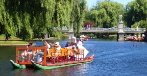 Boston Swan Boats at Public Gardens